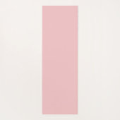 ソフトピンクの家族の写真パーソナライズされた ヨガマット (裏面)