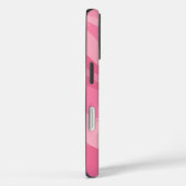 ソフトピンクの抽象的な波模様 Case-Mate iPhoneケース (裏面 / 右)