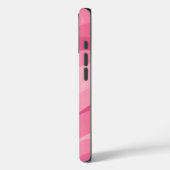ソフトピンクの抽象的な波模様 Case-Mate iPhoneケース (裏面 / 左)