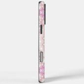 ソフトピンクの曼荼羅 ハートと花弁モチーフ Case-Mate iPhoneケース (裏面 / 右)