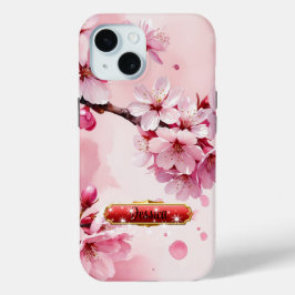 ソフトピンクの桜のiPhone/iPadケース iPhone 15ケース
