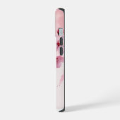 ソフトピンクの桜のiPhone/iPadケース iPhone 15ケース (左側面)