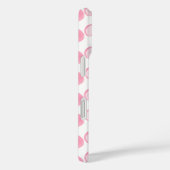 ソフトピンクの水彩ドット模様 Case-Mate iPhoneケース (裏面 / 右)