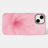 ソフトピンクの水彩花柄 Case-Mate iPhoneケース (裏面 (横))
