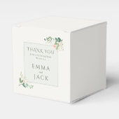 ソフトピンクの緑の名結婚前 フェイバーボックス (正面サイド)