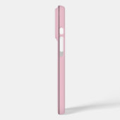 ソフトピンクの縦ストライプ パターンミニマル Case-Mate iPhoneケース (裏面 / 左)