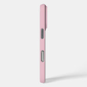 ソフトピンクの縦ストライプ パターンミニマル Case-Mate iPhoneケース (裏面 / 右)