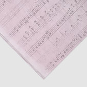 ソフトピンクの背景の楽譜 薄葉紙 (詳細)