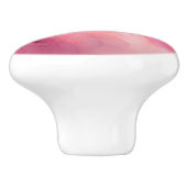 ソフトピンクの花の花びら セラミックノブ (側面)