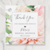 ソフトピンクの花束 サンクス フェイバータグ (正面)