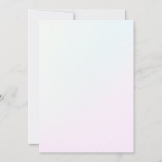 ソフトピンクアクソロトルテーマおもしろい子供の誕生日 招待状 (裏面)