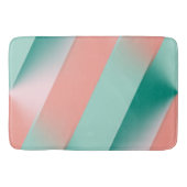 ソフトピンクアンバーユッカアーバーグリーンシームル バスマット (正面)