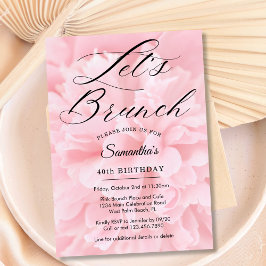 ソフトピンクエレガントクレッツブルンチ任意のイベントパーティー 招待状