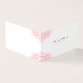 ソフトピンクエレガント曼荼羅 名刺 (外部)