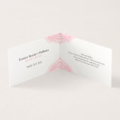 ソフトピンクエレガント曼荼羅 名刺 (内部)