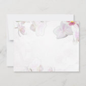 ソフトピンクオーキッド葬儀悔やみや弔慰 サンキューカード (裏面)