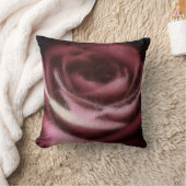 ソフトピンクガラスバラ クッション (ブランケット)