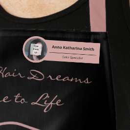 ソフトピンクシンプルのプロファイル画像の専門知識 名札