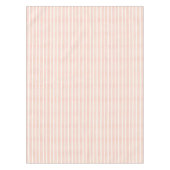 ソフトピンクストライプ色 テーブルクロス (正面)