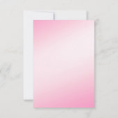 ソフトピンクスノーフレークRSVP 2 出欠カード (裏面)