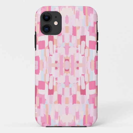 ソフトピンクス抽象芸術 Case-Mate iPhoneケース (裏面)