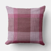 ソフトピンクタータンチェック枕 クッション (正面)
