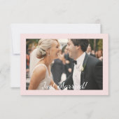 ソフトピンクチューリップたった今結婚しました (正面)