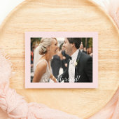 ソフトピンクチューリップたった今結婚しました