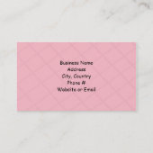 ソフトピンクデザイナーケーキ 名刺 (裏面)