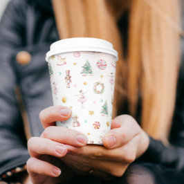 ソフトピンクナツクラッカー誕生日パーティー 紙コップ