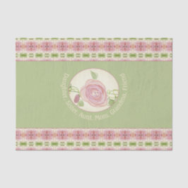 ソフトピンクパステルパターン（の模様が）ある 薄葉紙