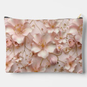 ソフトピンクパステルフローラ アクセサリーポーチ (裏面)