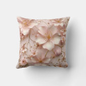 ソフトピンクパステルフローラ クッション (裏面)