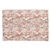 ソフトピンクパステルフローラ 枕カバー (正面)