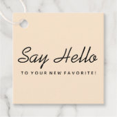 ソフトピンクビジネス包装ラベル フェイバータグ (正面)