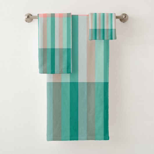 ソフトピンクピーチアンバーユッカ&アーバーグリーントランス バスタオルセット (インサイチュ)