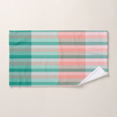 ソフトピンクピーチアンバーユッカ&アーバーグリーントランス バスタオルセット (ハンドタオル)