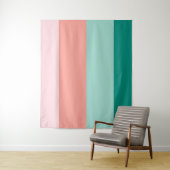 ソフトピンクピーチアンバーユッカ&アーバーグリーンホリズ タペストリー (インサイチュ)