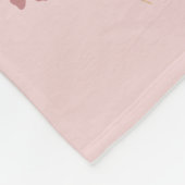 ソフトピンクフォトマザーズデイフリースブランケット フリースブランケット (角)