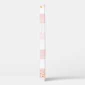 ソフトピンクフローラガールモノグラム Case-Mate iPhoneケース (裏面 / 右)