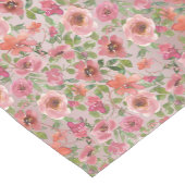 ソフトピンクフローラテーブルランナー ショートテーブルランナー (コーナー)