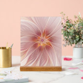 ソフトピンクフローラドリーム抽象芸術フラクタルアートフラワー アクリルサイン (ウェディング)