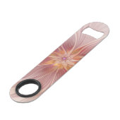 ソフトピンクフローラドリーム抽象芸術フラクタルアートフラワー スピード栓抜き (裏面アングル)