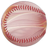 ソフトピンクフローラドリーム抽象芸術フラクタルアートフラワー ソフトボール (正面左)