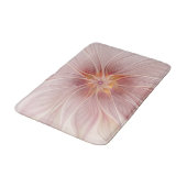 ソフトピンクフローラドリーム抽象芸術フラクタルアートフラワー バスマット (アングル)