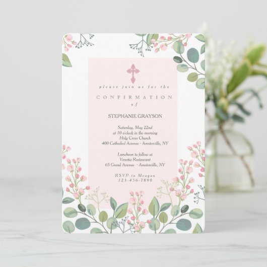 ソフトピンクフローラ宗教 招待状 (スタンド正面)