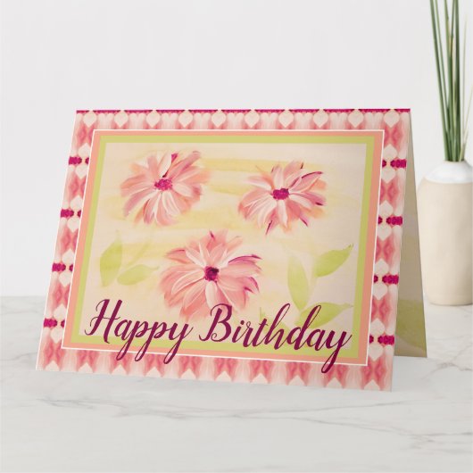 ソフトピンクフローラ カード (正面)