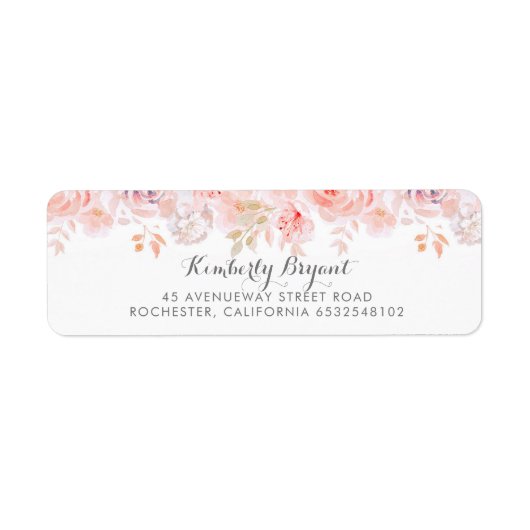 ソフトピンクフローラ ラベル (正面)