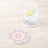 ソフトピンクブルー魔法スターハロウィンレインボーデコール コースター (側面)