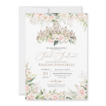 ソフトピンクホワイトローズエレガントスウィート16誕生日